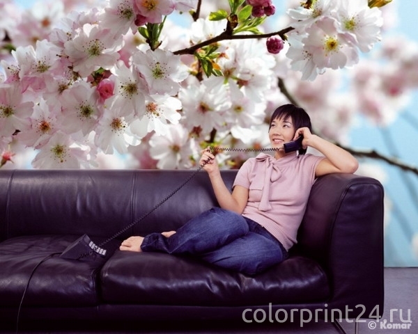 Печать фотообоев на заказ