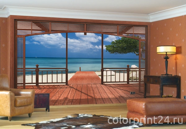 Фотообои увеличивающие пространство